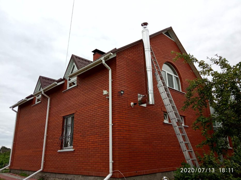 Дымоходы димоход сендвіч Сендвич труби Монтаж димоходів вентиляция 321