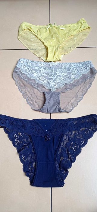 Majtki z koronki roz.L Xl NOWE