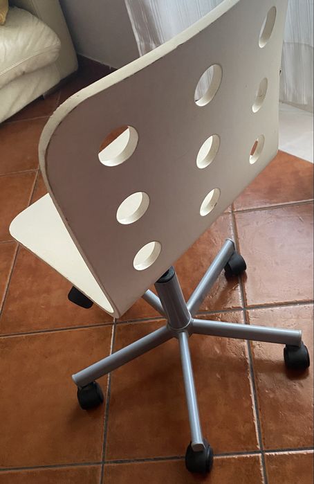 Cadeira de escritorio branca Ikea