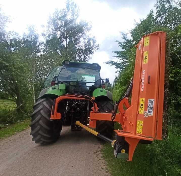 Kosiarka Bijakowa Zeppelin 180APP Do Poboczy Skarp Rowu Gałęzi Krzaków