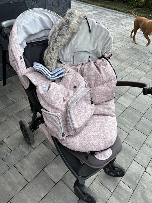 Wózek spacerowy MAST plus plecak plus śpiwór