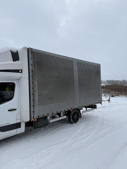 Zabudowa 12ep plandeka 4,85 x 2,45 master iveco sprinter 10 palet 12