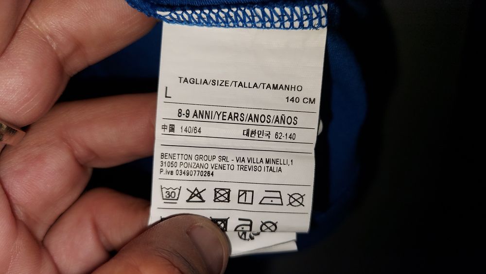 20€ lote Benetton 8/9 anos como novas