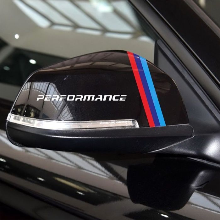 Наклейки на зеркала BMW E39 E46 E60 E70 E90 F10 F15 F20 F25 F30 БМВ