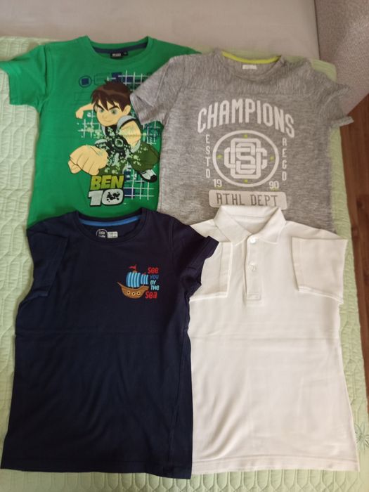 4 t-shirty rozmiar 128