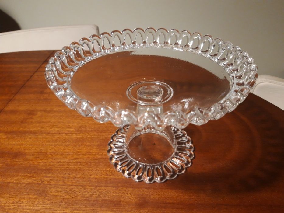 Pequena bomboneira de vidro (19 cm), para bombons, bolos ou muffins