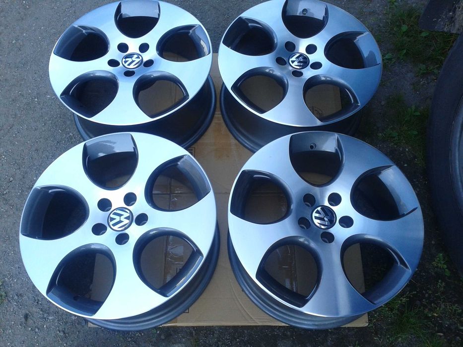 nowe felgi r18 szare volkswagen gti golf caddy passat arteon sharan