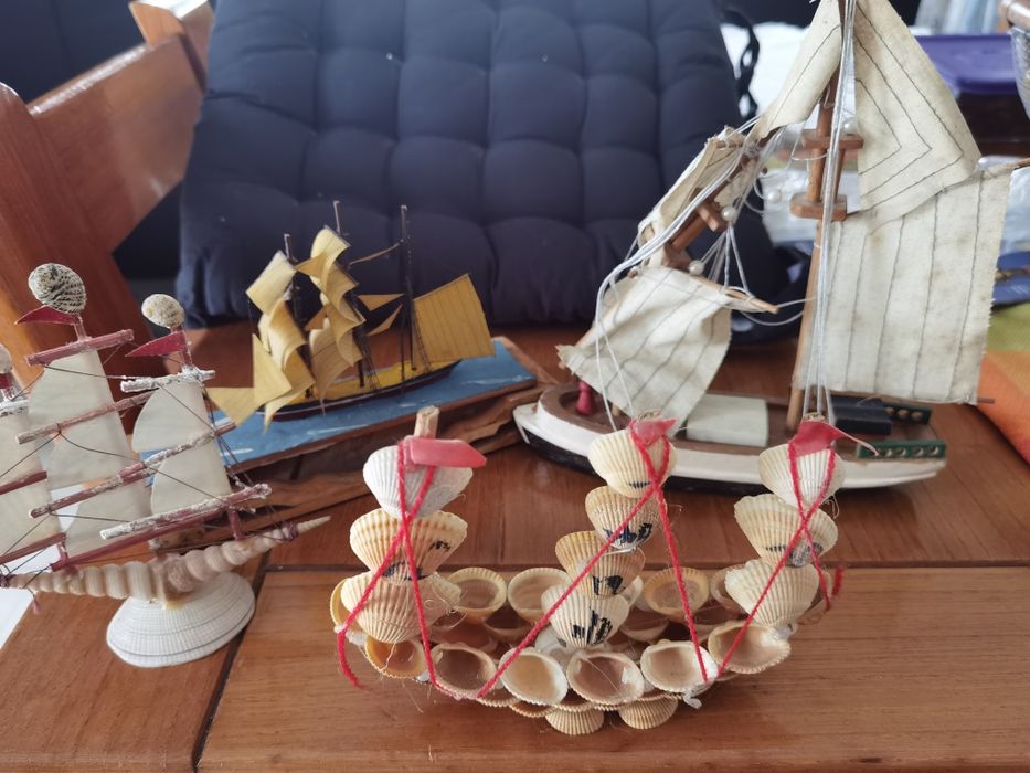 Miniaturas de barcos colecção