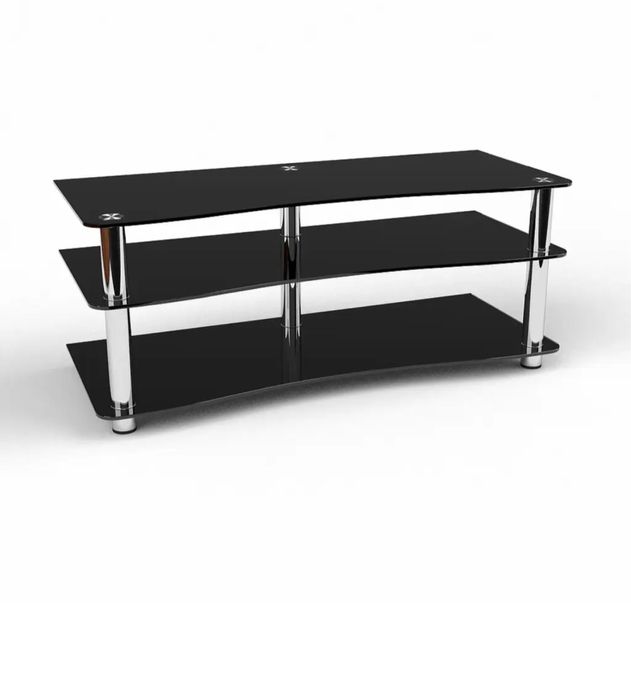 Склянна тумба, столик під телевізор