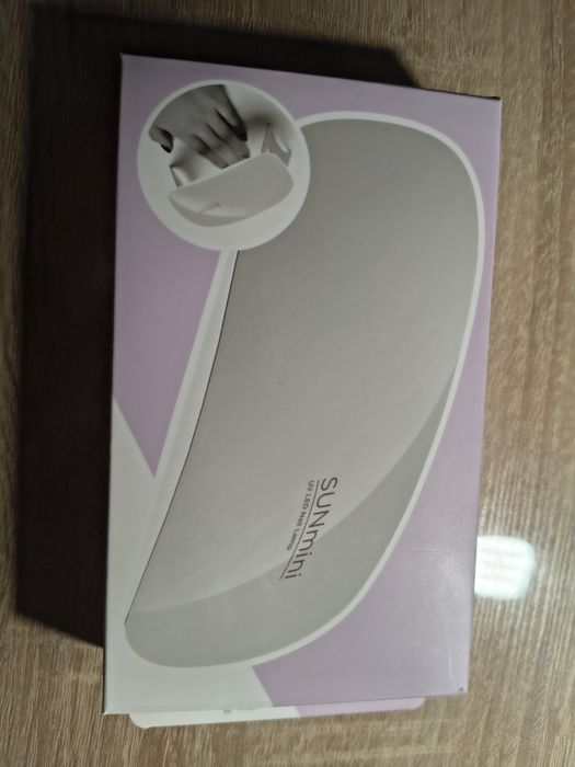 Lampa do paznokci LED UV SUNmini Bloom Nails hybrydy żele USB | Jak nowa
