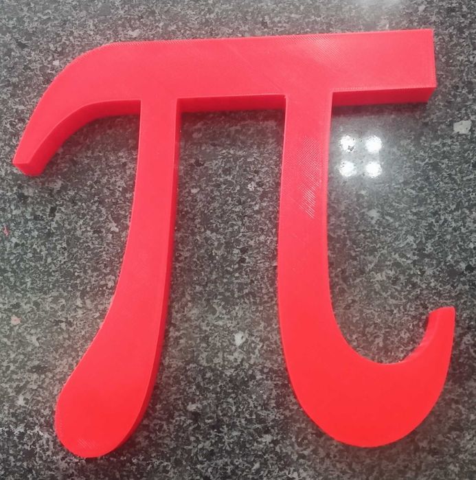 Símbolo Pi (π) Decorativo – Edição Geek & Matemática