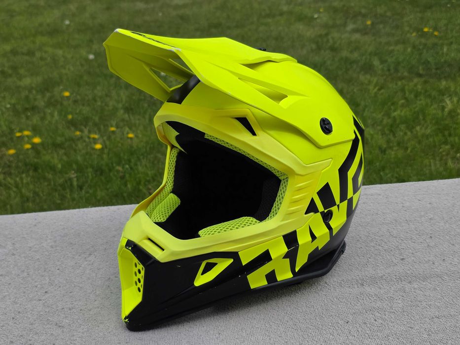 Kask RAVEN Airborne split roz. S fluo / motocross enduro