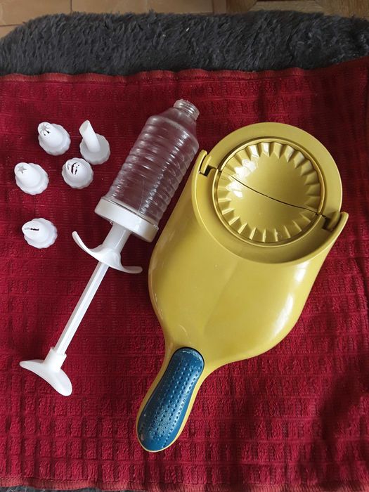 Пресс форма для вареников, пельменей+кондитерский шриц