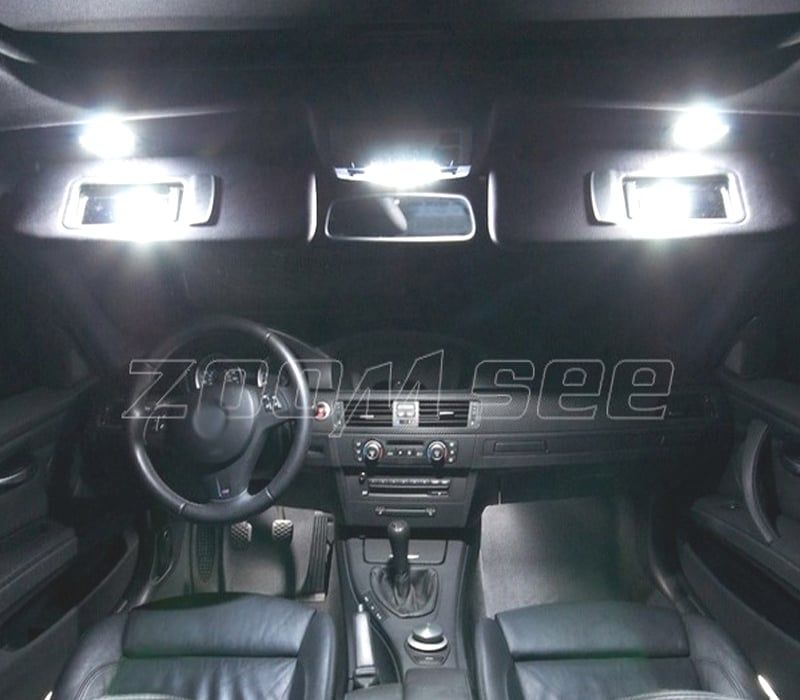 KIT COMPLETO 15 LAMPADAS LED INTERIOR BMW E90 SEDAN 320D 320D XDRIVE 320XD 325D 325I 325XI 05-11