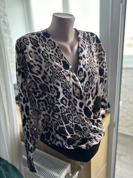 Блуза boohoo леопард