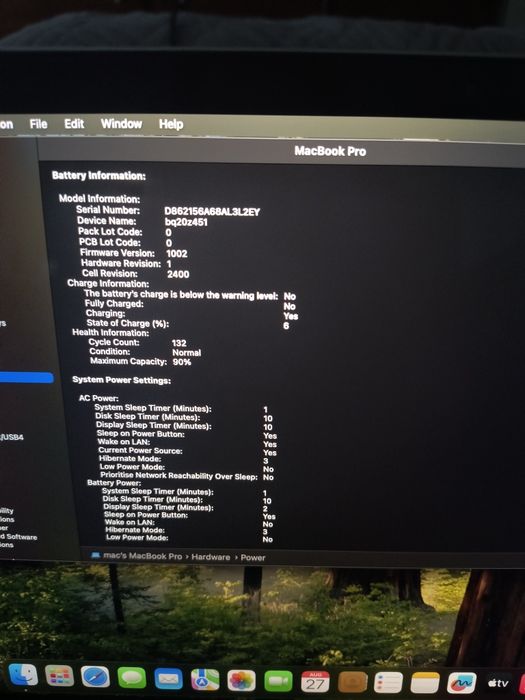 MacBook Pro 13" M1 | 16GB RAM | 256GB SSD | Tylko 132 cykle baterii! | BOX