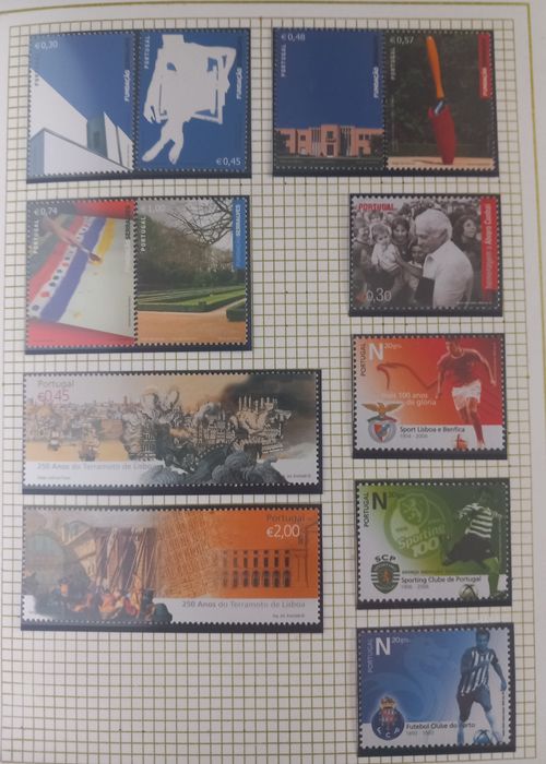 Selos portugueses filatelia