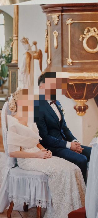 Koronkowa Suknia ślubna