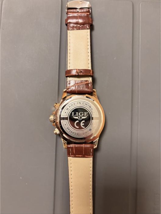 Наручний годинник Lige Luxury Rose Mhite