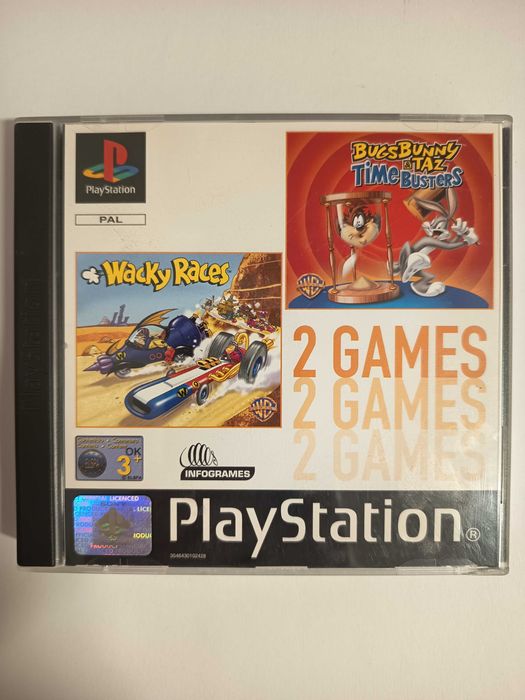 Wacky Races / Bugs Bunny & Taz Time Busters PSX PS1 angielska komplet ...