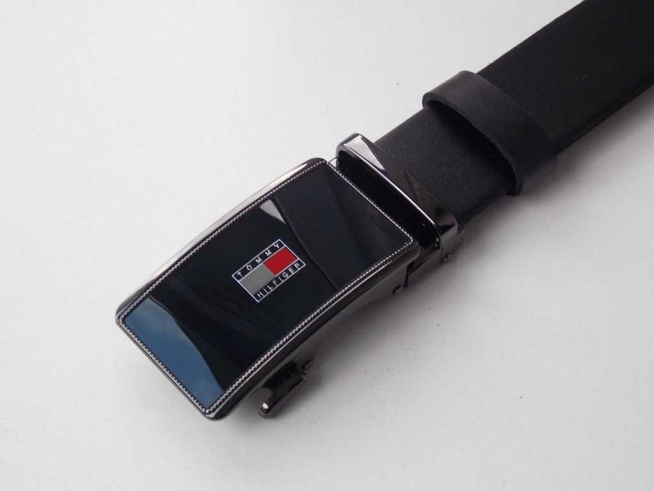 Мужской кожаный ремень автомат Томму / шкіряний ремінь чоловічий