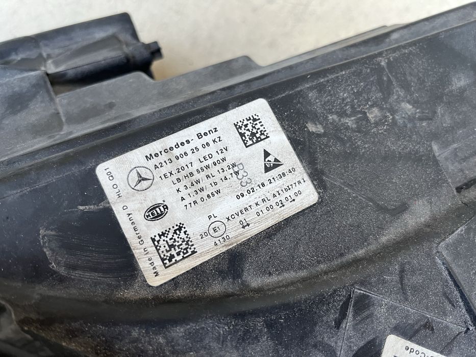 Reflektor Lampa FULL LED Multibeam Mercedes E W213 Przedlift EUROPA