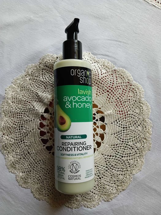 Awokado+ Miód naturalnie odbudowująca i odżywcza odżywka do włosów