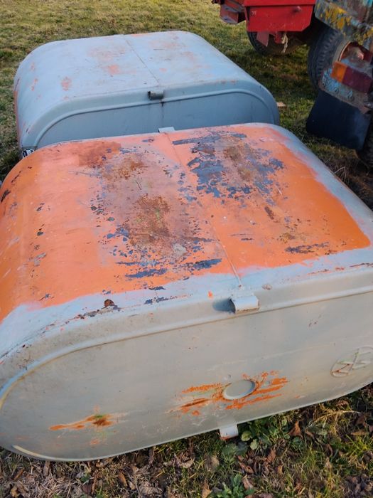 Zbiornik na paliwo 800 litry niemiecki metalowy