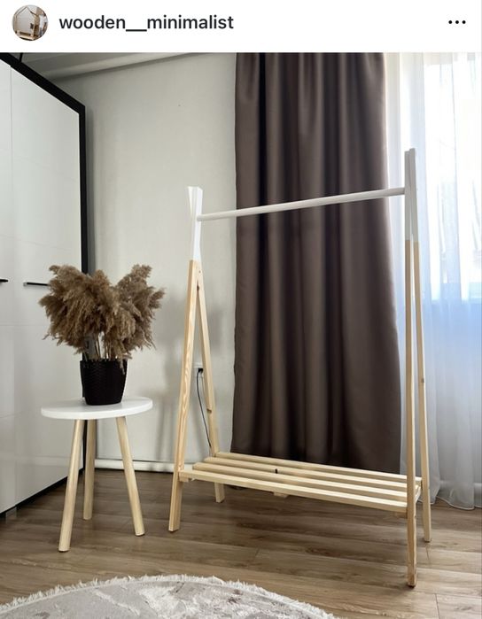 Рейл/стійка для одягу/журнальний столик