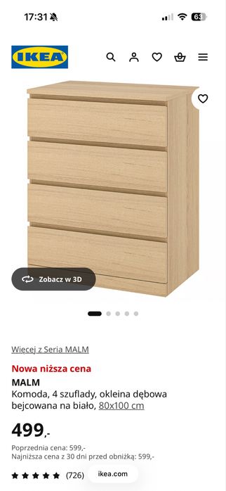 Komoda Ikea Malm