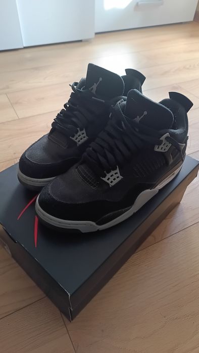 Air Jordan 4 Black Canvas