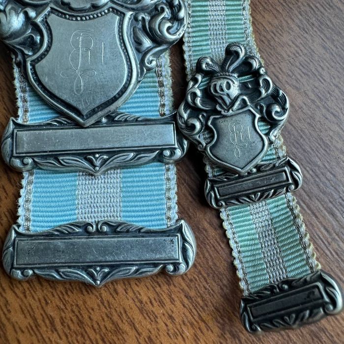 Odznaki/ Medal Szatelen Bractwa Studentów Srebro Art Deco