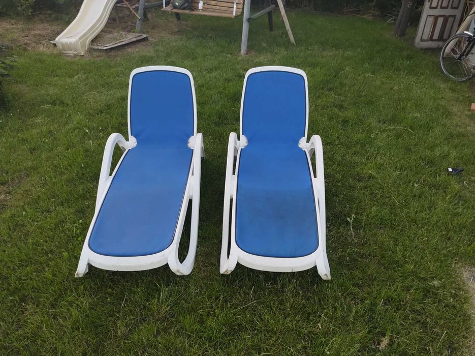 Leżak basenowy Nardi Alfa Bianco Blu