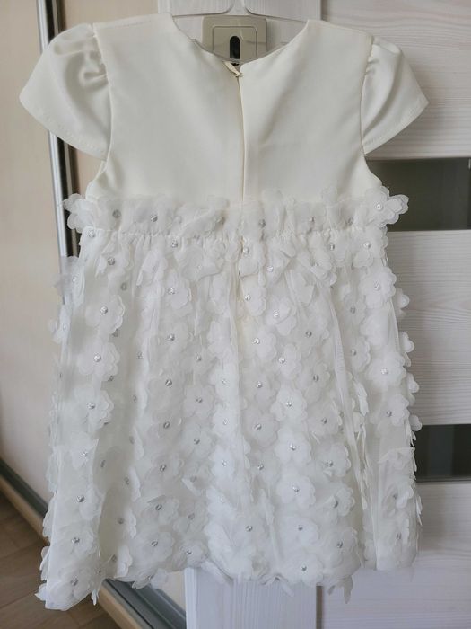 Zestaw Sukienka i sweterek r. 80 dla dziewczynki