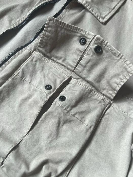 Stone Island Old Treatment Zip Overshirt