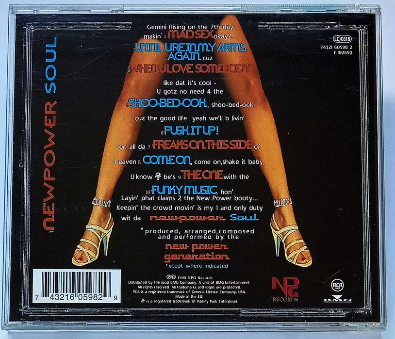 Prince/New Power Generation – Newpower Soul CD 1998