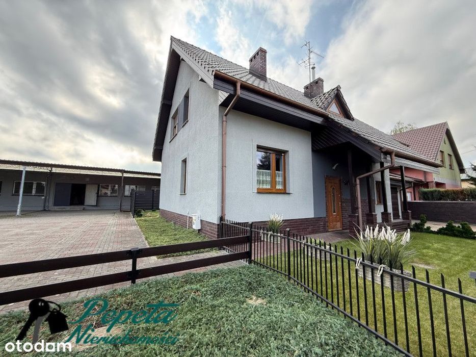 Dom z dużą halą | Jasin | 1316 m² działki | 1 649 000 zł