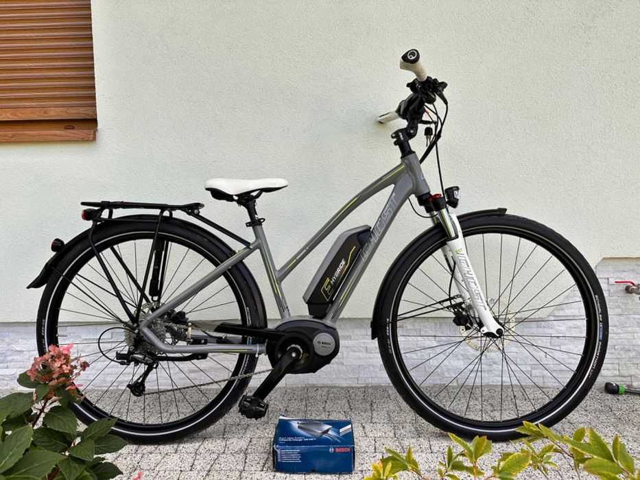 Rower GHOST - koła 28, wsp elektryczne Bosch, amor RST, ham hydrauliczne