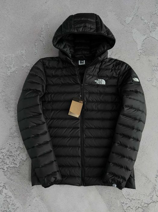 Куртка мужская демисезонная The North Face до 0°С черная стеганая tnf
