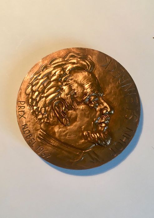 JOHN STEINBECK - bronze medal - 68 mm - 182 g