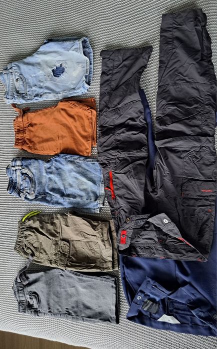 Zestaw paczka ubrań 134