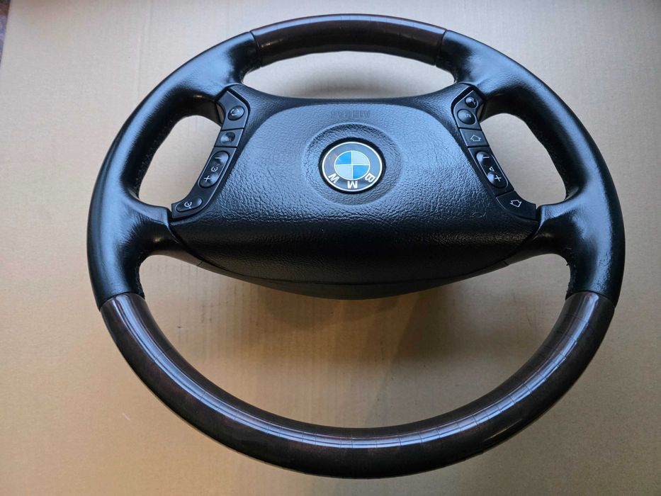 E38 Kierownica E39 KIEROWNICA DREWNO MULTIFUNKCJA Bmw Seria 5 Drewno bmw e39 lift
