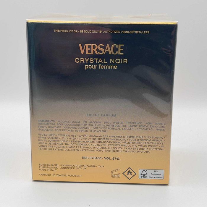 Versace Crystal Noir New Design edp 90 мл  Оригинал