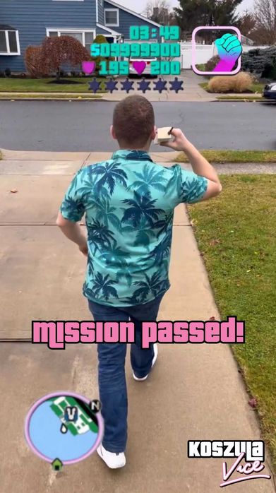 Koszula - GTA Vice City Hawajska cosplay M Tommy Vercetti