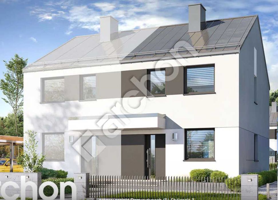 Sprzedam nowy dom. 2 miejsca parkingowe i ogrzewanie podłogowe gratis.