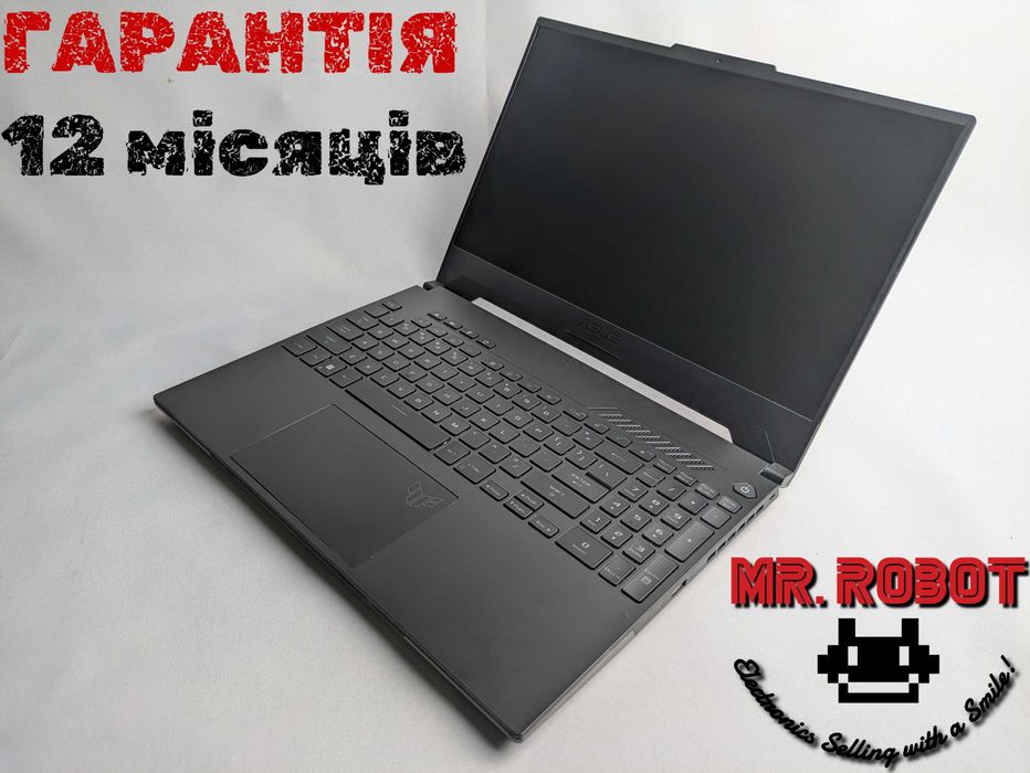 Asus TUF Dash F15|RTX3070 8GB|i7-12650H|64/8tb|144Hz|АКБ=90Wh|2023