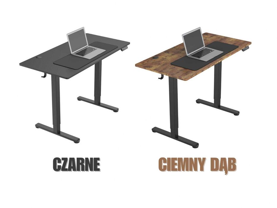 NOWE Biurko Elektryczne Regulowane Gamingowe Podnoszone z Regulacją FV