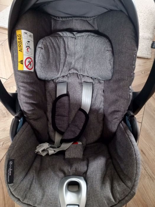 Sprzedam fotelik Cybex Aton M i-Size z baza ISOFIX Platinum + baza ISO
