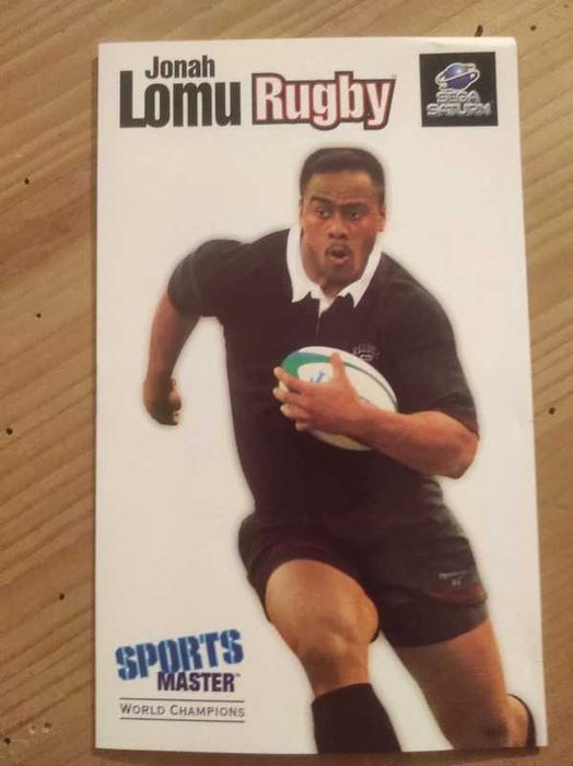 Jogo Jonah Lomu Rugby - Sega Saturn - Completo - Testado