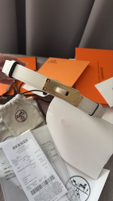 Шкіряний ремінь Hermes Kelly